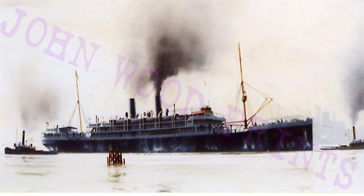 Bremen off Tilbury by John Wood